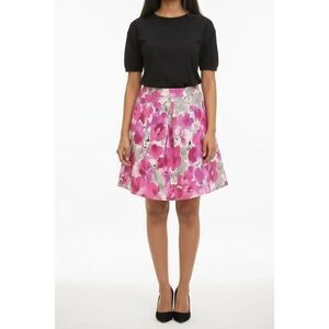 Allison Taylor Linen Floral Skirt
